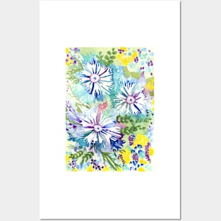 Ragged Flowers Posters and Art